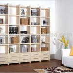 Study furniture knock down bookcase with study table