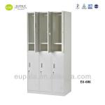Steel Cabinet Locker/Steel Wardrobe Lockers/6 compartment Steel Locker-EU-606