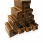 Wooden 10 Drawer Cabinet-SC- F -52