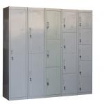 1 to 6 doors steel locker with adjustable shelf-ZF-L018