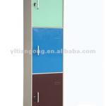 3 Doors Round Featheredge KD Steel Locker-ZG-0808