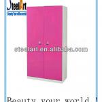 Pink KD swing double doors metal file storage cupboard-SA-OE-20
