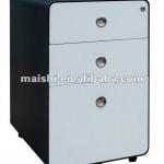 Small drawer cabinet movable file storage cabinet