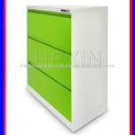 Fashionable 3-drawers horizontal file cabinet customized