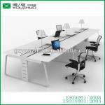 Noda-08 office workstations modular with tabletop cable channel