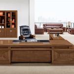 Modern Wooden furniture MDF desk solid wood executive desk-U02D38-1