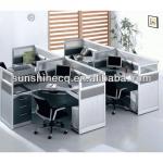 Office Partition Table 4 Person Workstation Desk-PF-3166