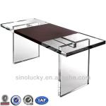 High Grade Acrylic Clear Office Desk