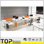 Fashion Design 8 People Modern Office Workstation