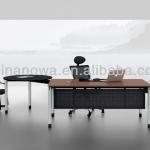 Modern style metal frame office desk, Europ style executive table