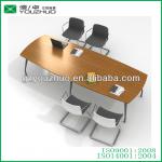 Karol-03 Wooden conference desk with black metal frame