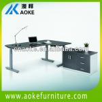 Electric height adjustable desk legs