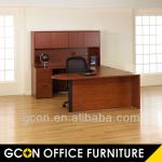 U Shape Manager Office Desks with Hutch Cabinets