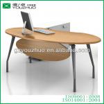 Karol-01-2 Unique design timber wooden computer desk