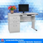 GaoRui steel Office Furniture for sale Single Pedestal Desk