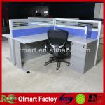 25mm Panel 4 Person Partiton Workstation-T6-D10