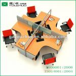 M51 X-shaped aluminum office partition systerm workstation