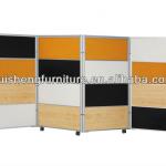 2012 Hot-sale 320# screen Modern color mobile foldable MFC office partition furniture F026