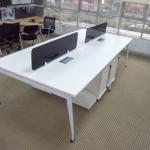 Office workstations for 4 people