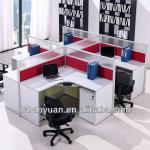 modular office glass partition workstation BYOWG3030B