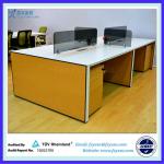 Q7 Office Partition Desk Systems with 12mm Tempered Glass