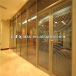 hot offer flat/bent tempered color glass partition wall-ht-GD02