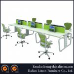 New design steel office workstation partition long table workstations-PF001