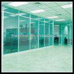 Light blue tinted glass Partition