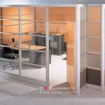 2013 Commercial flexible aluminum glass pvc office partition walls