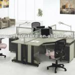 YV30A modern office furniture 4-person workstation