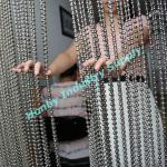 Hanging 10mm gunmetal bead curtain room divider for hotel