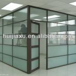 visible aluminum frame glass curtain wall,glass office partition-110