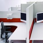 office fabric workstation, fabric partition panels