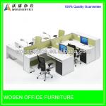 Modern office workstation for 4 persons