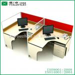 Cheaply wooden office wall partitions with glass