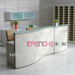 glass reception desk A-009