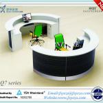 Half Round Reception Desk With 70mm Thick Partition