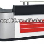 2013 hot sale new style beauty salon funiture fashion modern reception desk 180