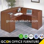 Mahogany office counter table design