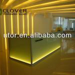 LED lights Modern glass reception desk(HK85-series)