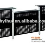 YH-020 tempered glass reception table