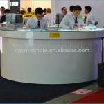 company office use artificial stone reception counter