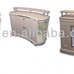 TSD-W5209 Receptionist reception Counter reception desk, MDF SALON FURNITURE,Wood glass reception cabinet