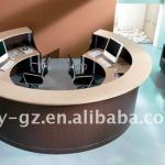 Circular front desk/Elegant receiption desk/Circular receiption table