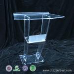 custom clear acrylic reception desk restaurant and hotel