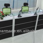 2012 new design stylish QQ318 style reception desk office furniture