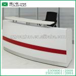 R034 hot sell MFC fashionable white reception desk