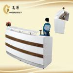 newest wooden marble reception desk for sale