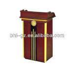 Hot sales meeting rostru/ luxury rostrum/hotel strong wood equipment rostrum/ high quality profession wooden rostrum T-38