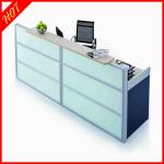 best seller , white office recepton desk design for salon